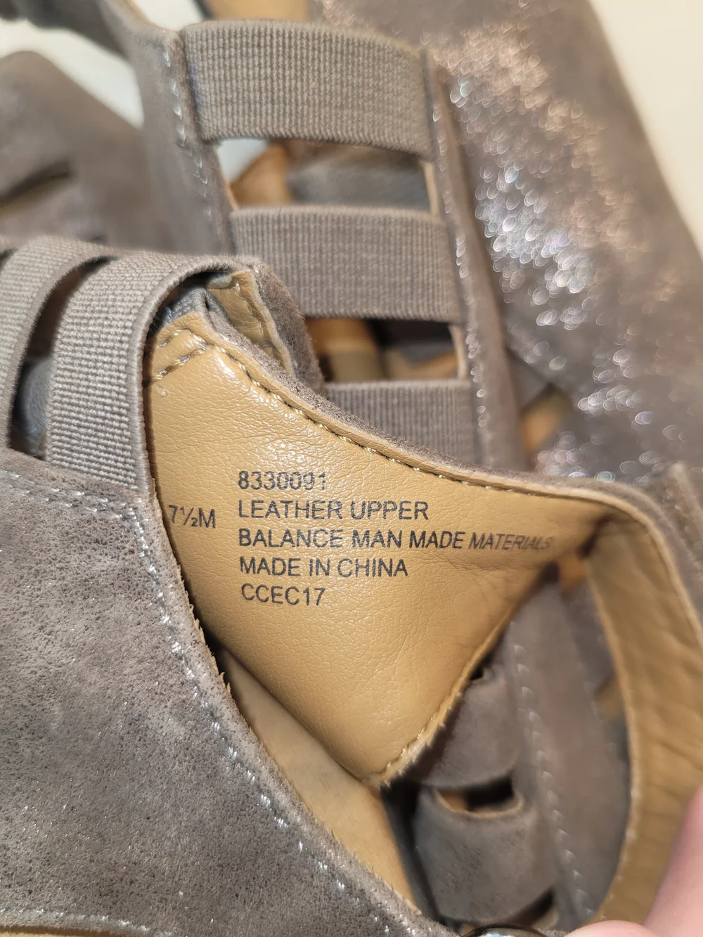 Comfortiva faye heeled strappy sandals comfortiva Metallic taupe Leather